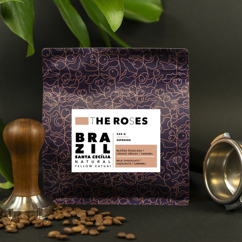 Brazil Santa Cecília Natural Yellow Catuaí Espresso - Hmotnost: 250 g