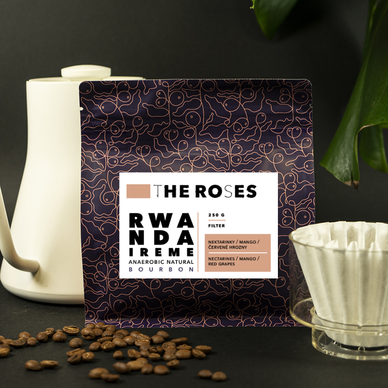Rwanda Ireme Anaerobic Natural Bourbon - Filter - Hmotnost: 1 000 g
