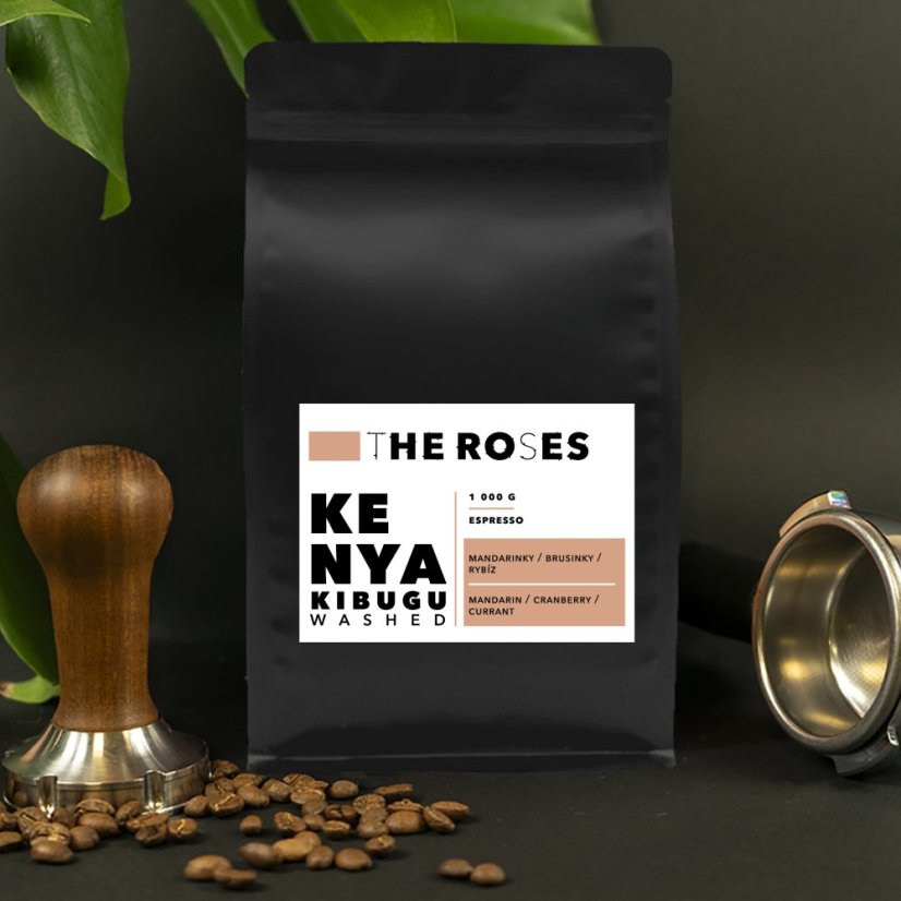 Kenya Kibugu Washed AA SL28, SL34, Batian - Espresso - Hmotnost: 1 000 g