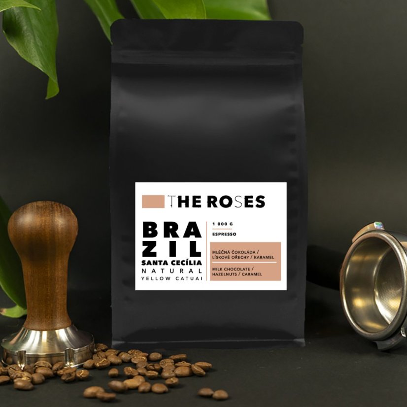 Brazil Santa Cecília Natural Yellow Catuaí Espresso - Hmotnost: 250 g